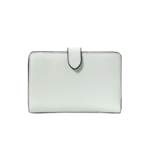 New Kate Spade Leila Medium Compact Bifold Wallet Pebble Leather Lime Sherbert - Picture 3 of 3